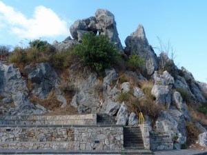 Rocks Lend Grandeur to the Mountains - Copy