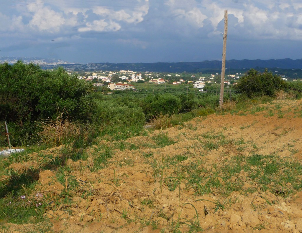 View from The German Cemetery at Malame