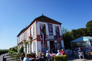 Major John Howard's Headquarters immediately after landing at Pegasus Bridge.