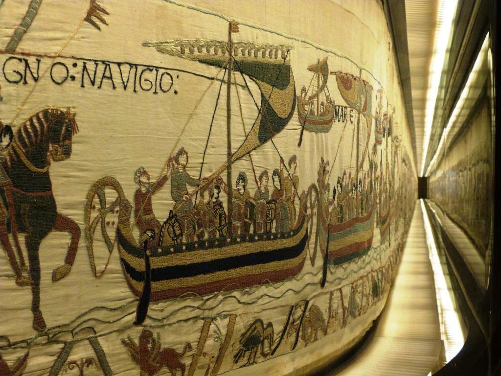 Section of the Bayeux Tapestry in Bayeux Image Copyright Ville de Bayeux 