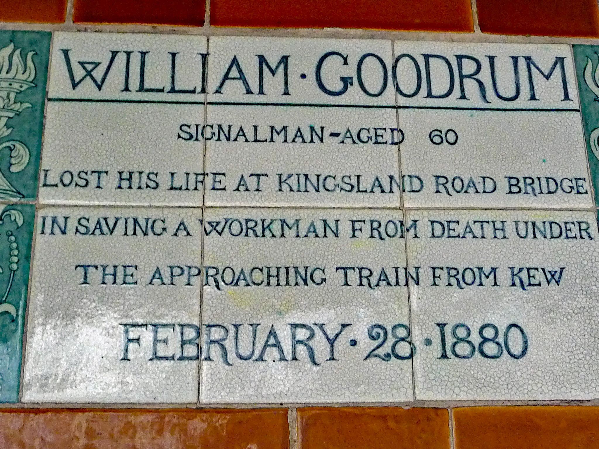 London Hero = 60 yer old William Goodrum