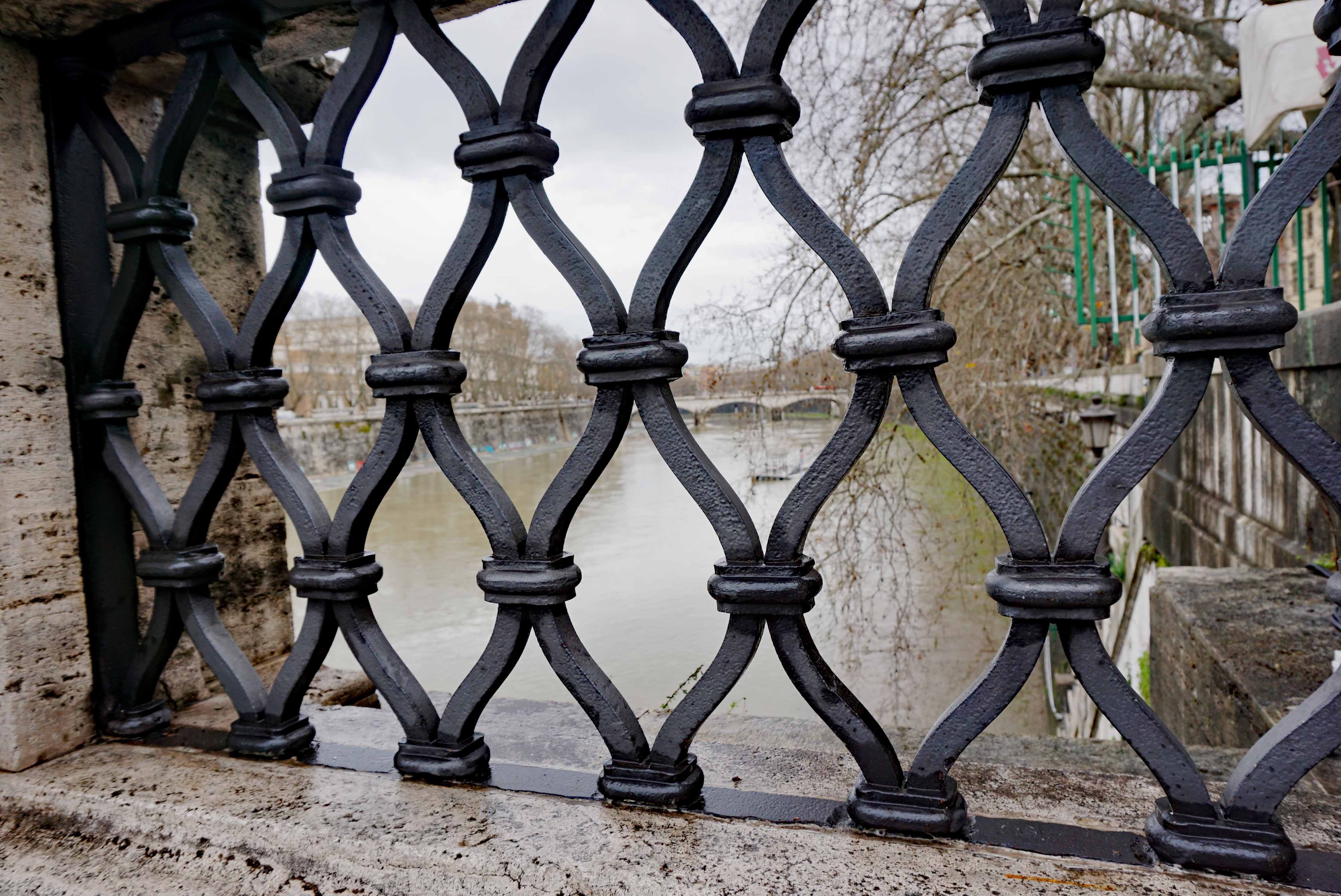 Looking downriver towards the Cavour bridge