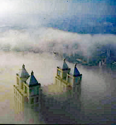 Skyline with clouds - Chicago