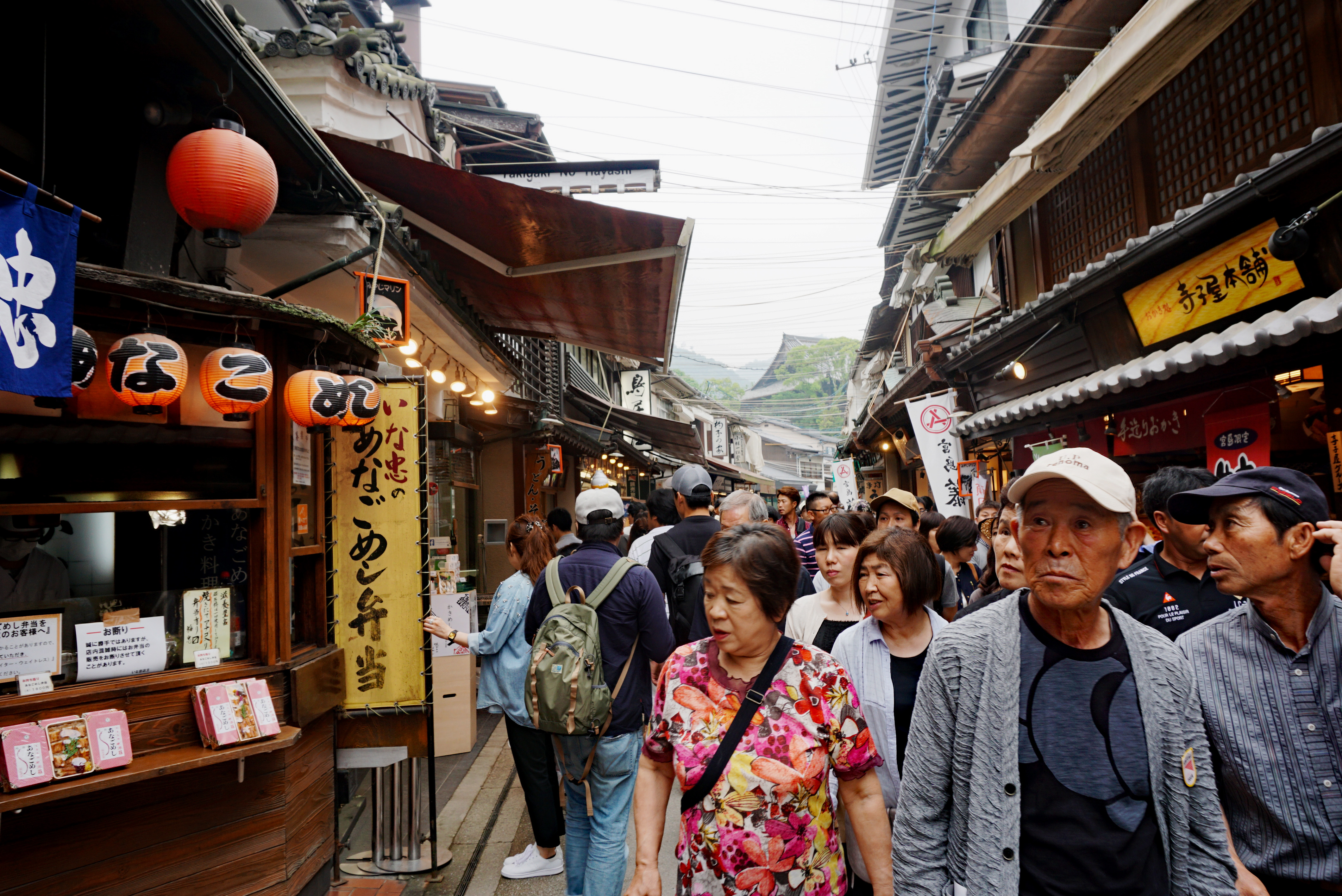 Street scene Miyajima - Mari Nicholson
