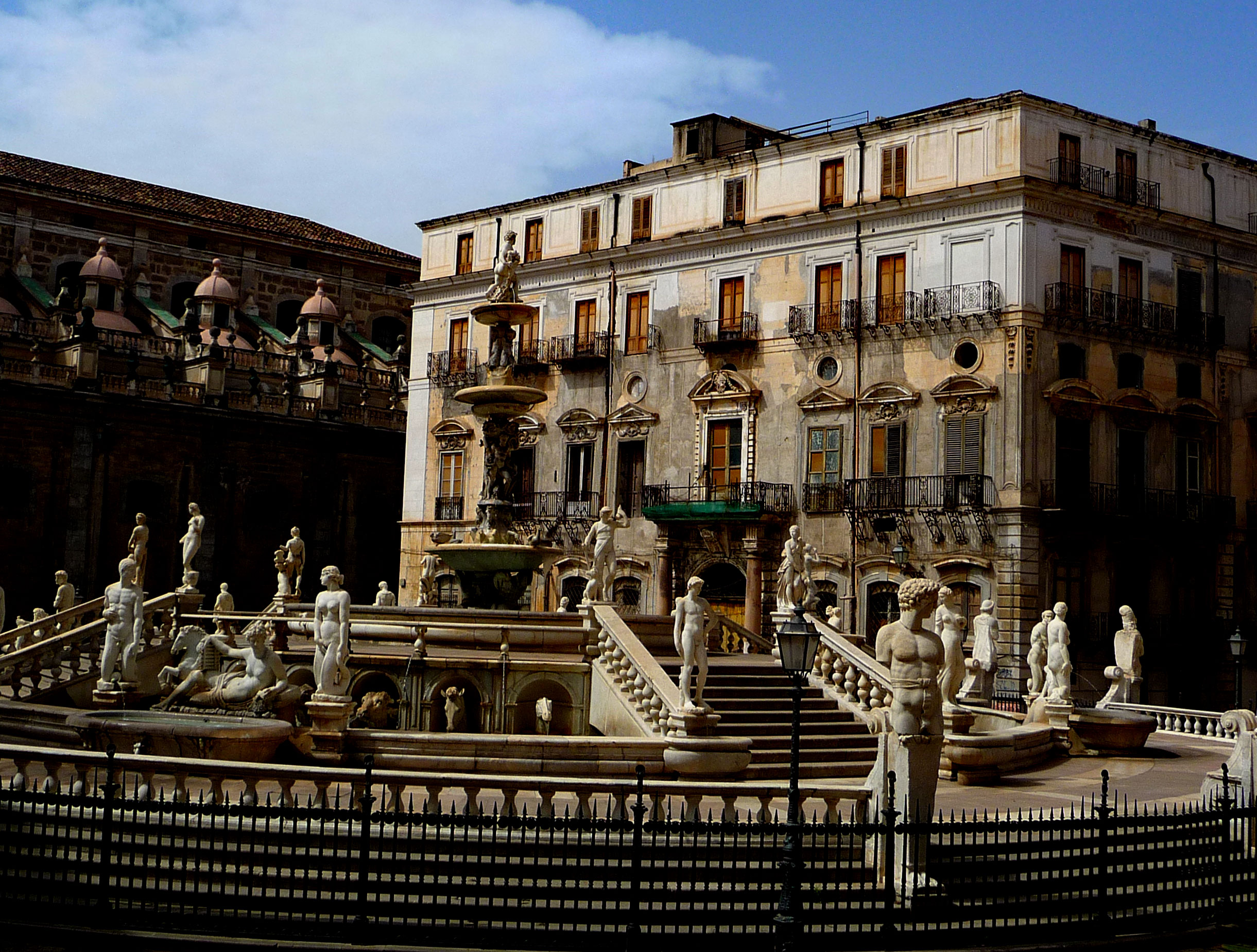 open-air-display-of-statues