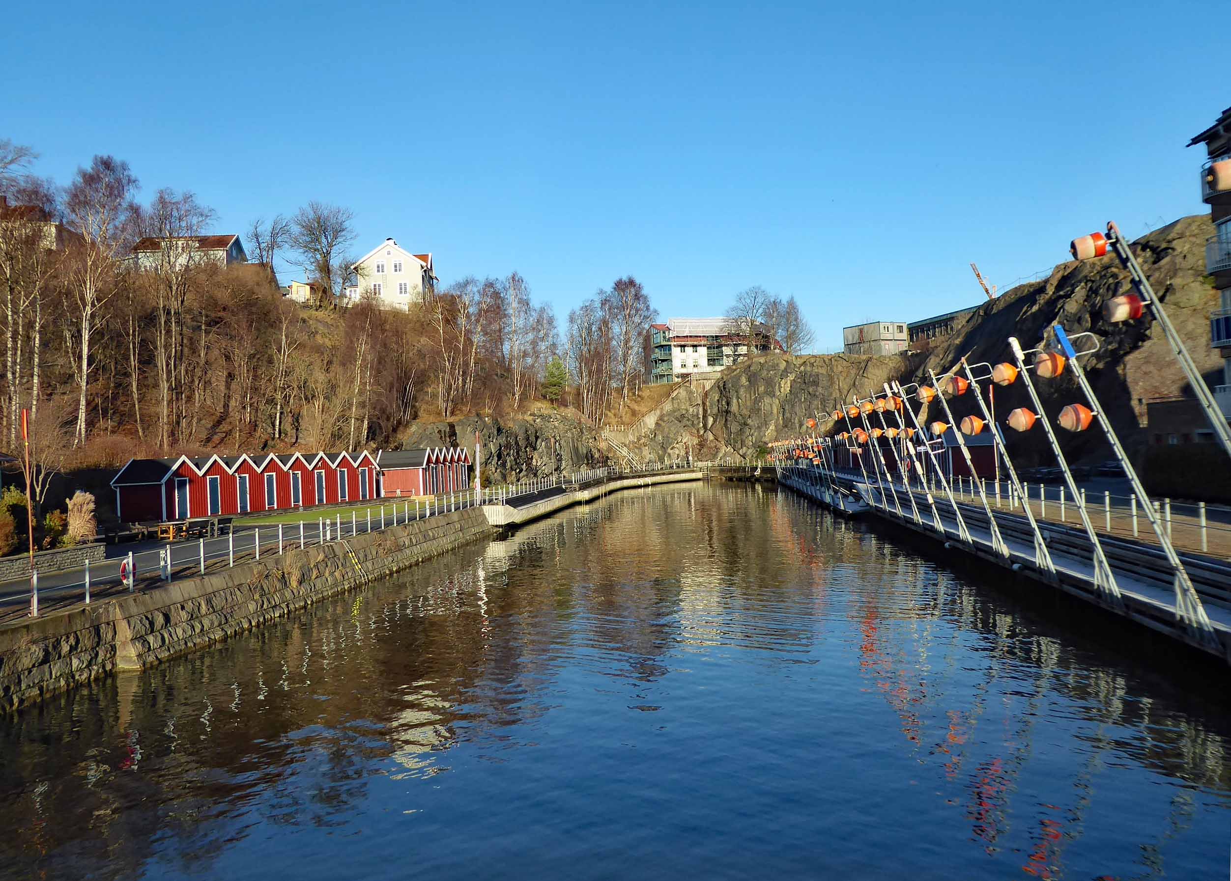 Canal in Gothenburg (Lindholmen)