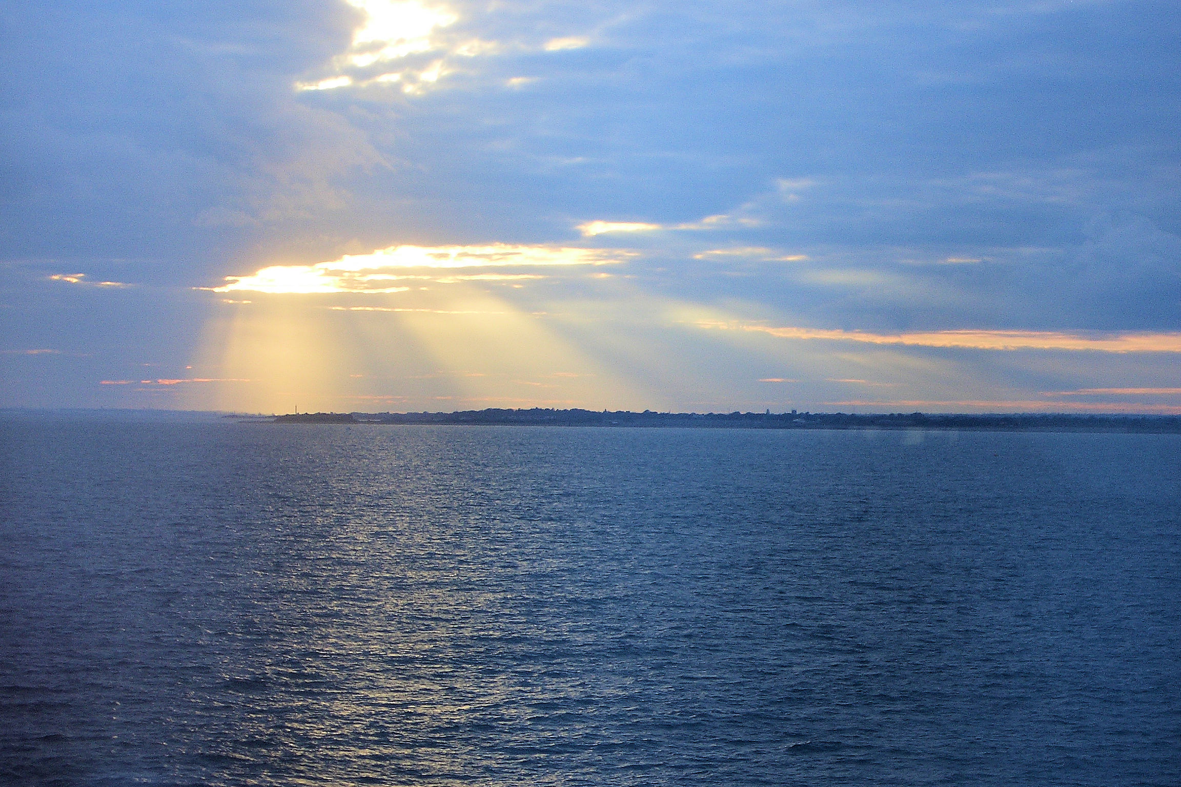 Isle of Wight from the Sea